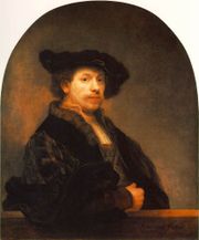 Rembrandt - Autoportret - Muzeul Luvru, Paris