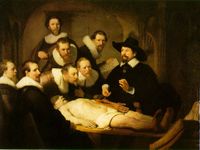 Rembrandt - Lectia de anatomie a doctorului Tulp, 1632 - Mauritshuis, Haga