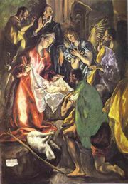 El Greco: Inchinarea pastorilor, 1596-1600 - Muzeul National de Arta, Bucuresti