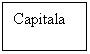 Text Box: Capitala