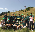 Echipa Umbrela Verde la Cota 1400
