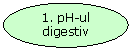 Oval Callout: 1. pH-ul digestiv

