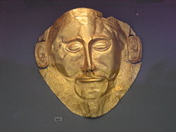 Masca mortuara de aur a lui Agamemnon
