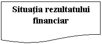 Flowchart: Document: Situatia rezultatului financiar