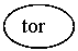 Oval: tor