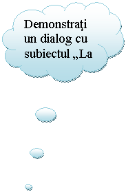 Cloud Callout: Demonstrati un dialog cu subiectul 