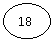 Oval: 18