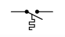 Comutator de temperatura; simbol