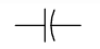 simbolul condensatorului folosit in circuitele logice digitale
