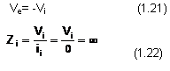 Text Box: Ve= -Vi                       	(1.21)
           (1.22)



