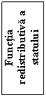 Text Box: Functia redistributiva a statului

