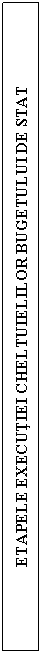 Text Box: ETAPELE EXECUTIEI CHELTUIELILOR BUGETULUI DE STAT

