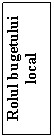 Text Box: Rolul bugetului local

