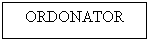 Text Box: ORDONATOR