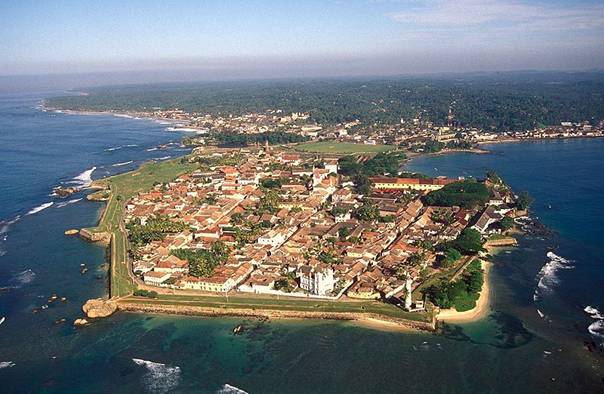 File:Galle Fort aerial view from the south.jpg