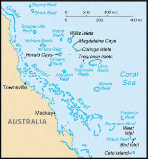 Harta Insulelor M&abreve;rii de Coral