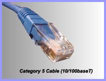 net_CAT 5 cable with RJ-45 connector