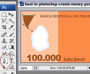 Bani in Photoshop - Create money