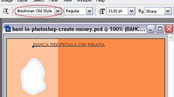 Bani in Photoshop - Create money