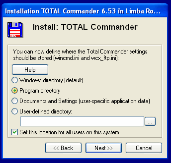 Instalare Total Commander