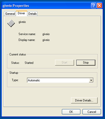 Instalare giveio.sys