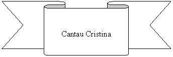 Down Ribbon: Cantau Cristina
