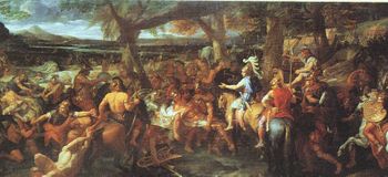 Alexandru si Porus de Charles Le Brun, 1673.