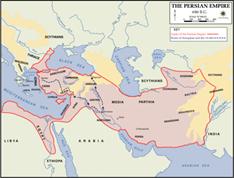 Imperiul Persan in anul 490 i.Hr.