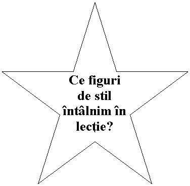 5-Point Star: Ce figuri de stil intalnim in lectie?