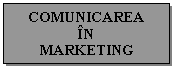 Text Box: COMUNICAREA
IN
MARKETING
