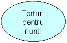 Oval: Torturi pentru nunti