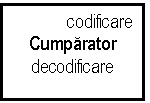 Text Box: codificare
Cumparator
decodificare
