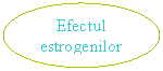 Oval: Efectul estrogenilor