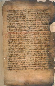 Gospel Book, 10th cent., with 12th cent. lections from the Old Testament