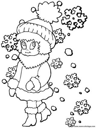 Coloriage Hiver