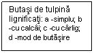 Text Box: Butasi de tulpina lignificati: a -simplu; b -cu calcai; c -cu carlig; d -mod de butasire