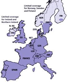 MetroGuide Europe Map